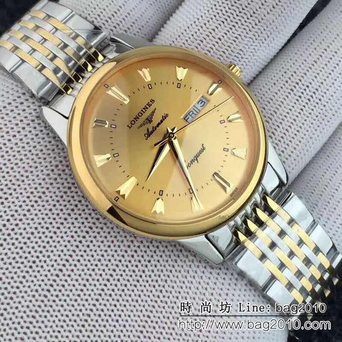 LONGINES浪琴 高貴時尚 西鐵城機芯男士精品腕表 WSS2469